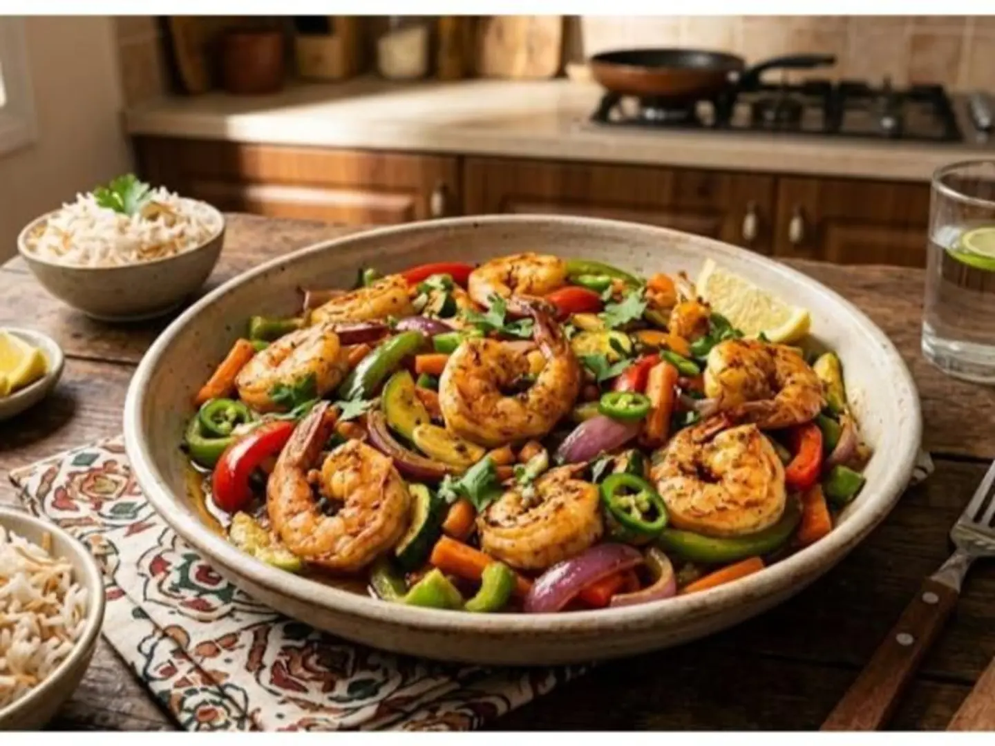 Shrimp Hamsa