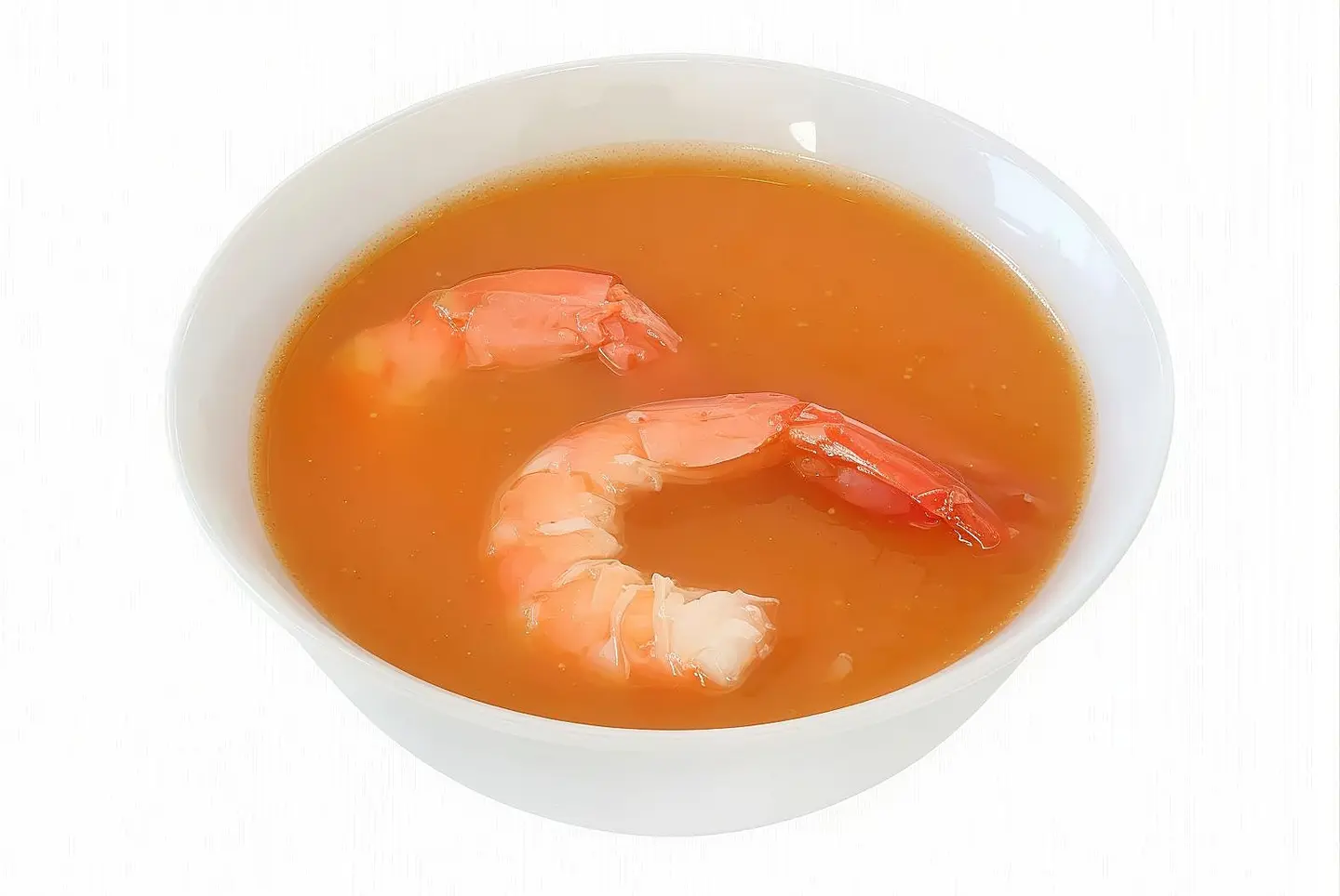 شوربة الجمبري بالصوص الأحمر