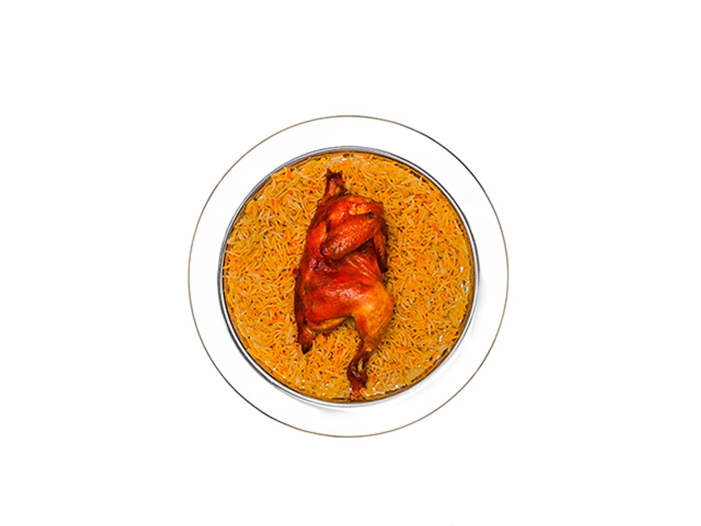 دجاج مندي - نصف حبة
