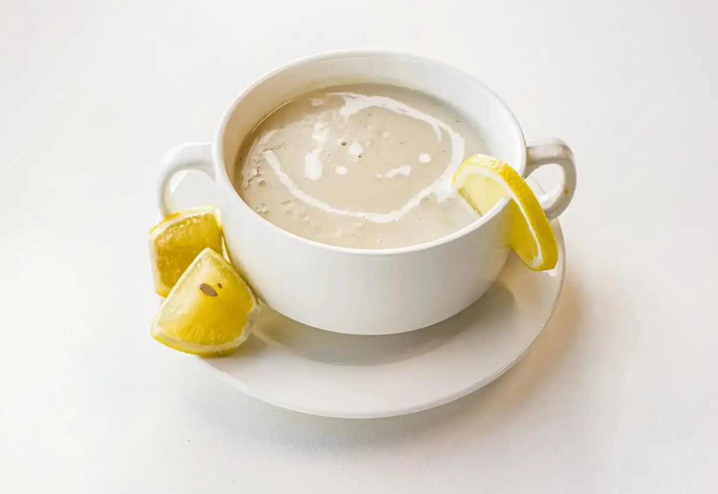 شوربة دجاج بالكريمة