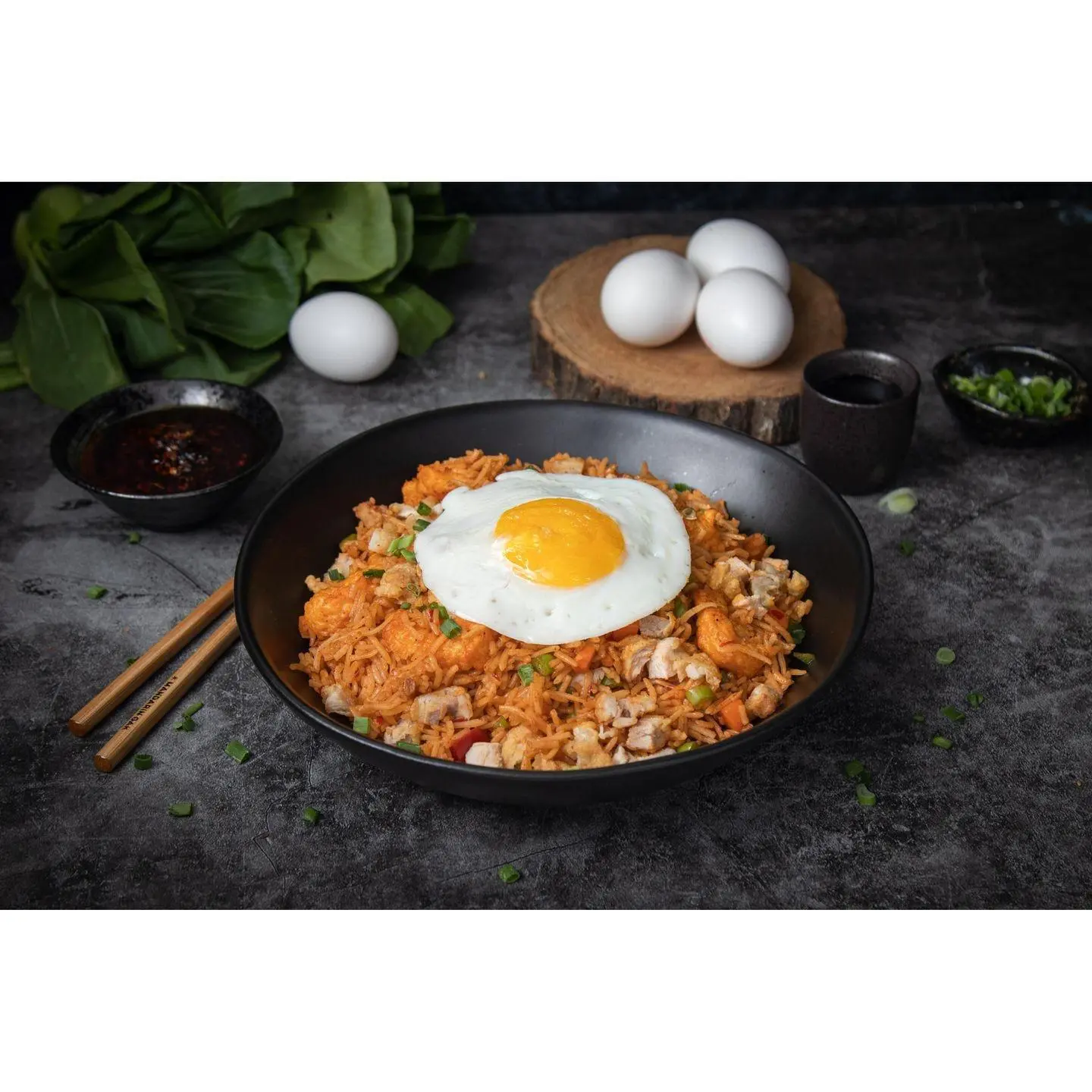 Schezwan Egg Fried Rice