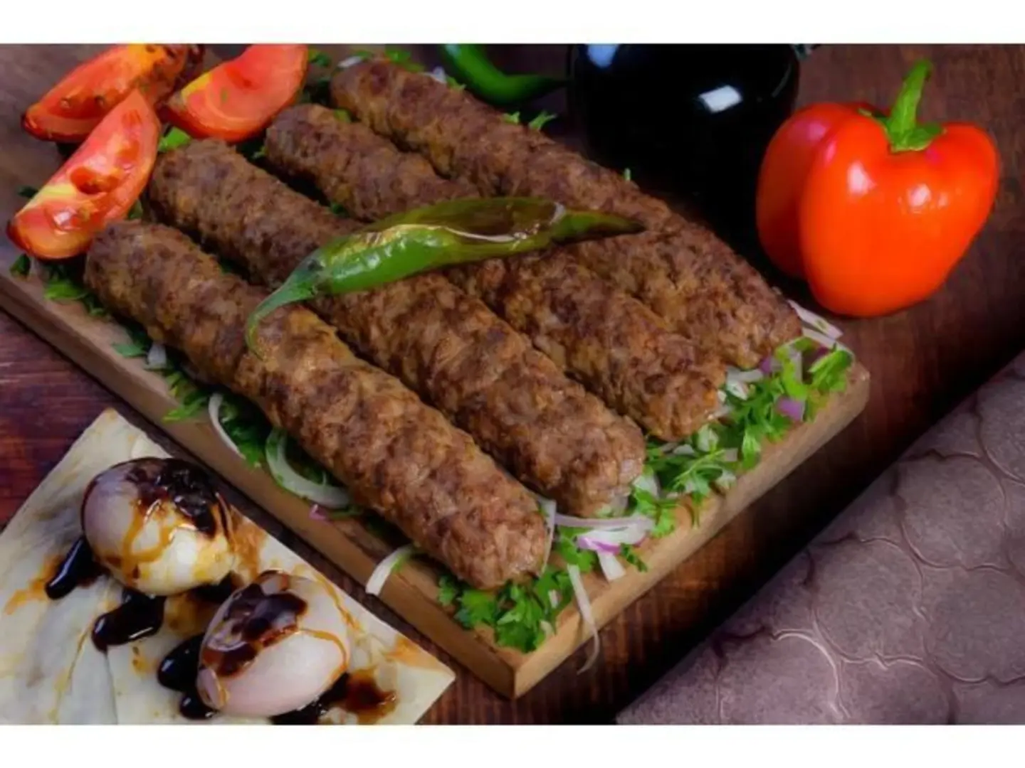 كباب لحم لشخص واحد