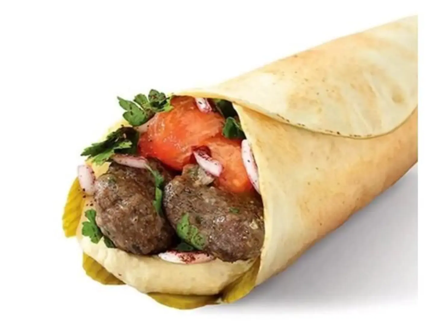 ساندوتش أوصال لحم