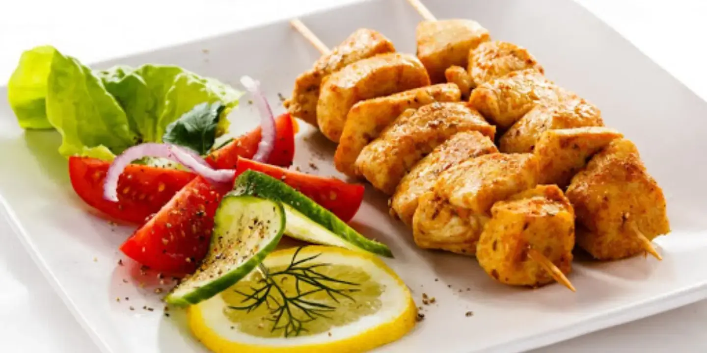 أوصال دجاج قشطة