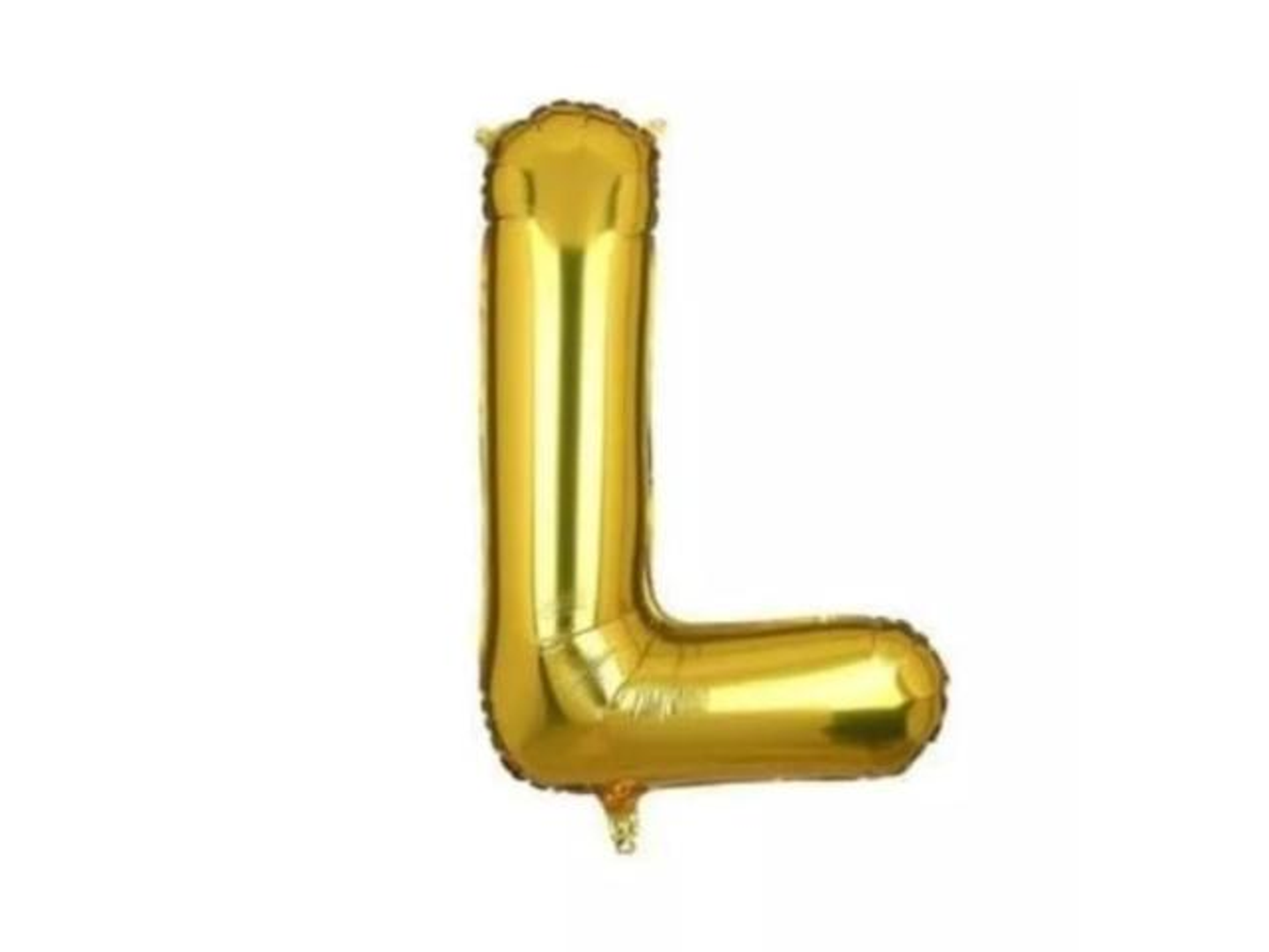 Golden L Balloon