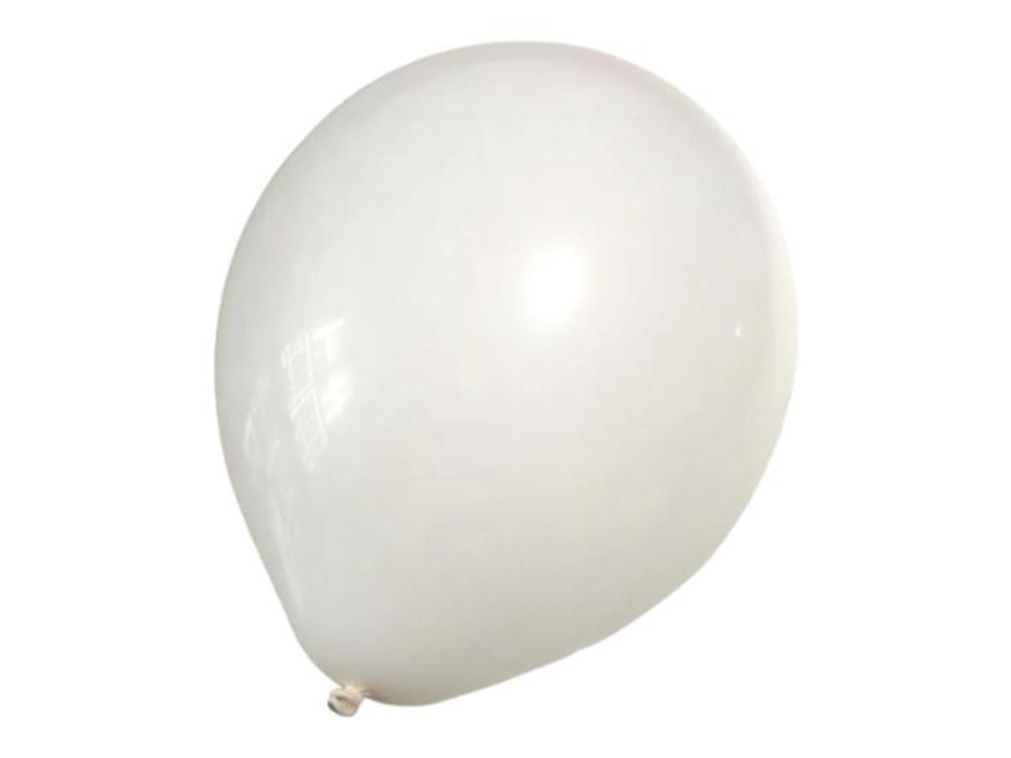 White Latex Balloon