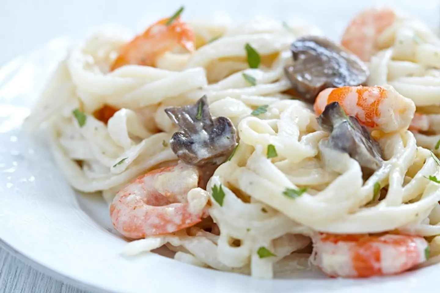 Seafood Pasta With Cream