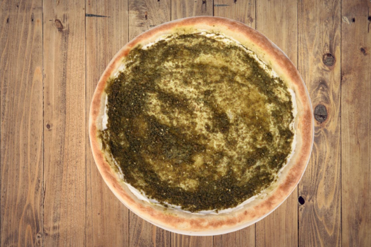 Labnah With Thyme Pizza