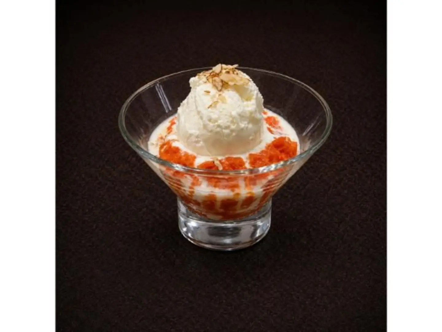 Gajar Halwa With Vanilla Ice Cream