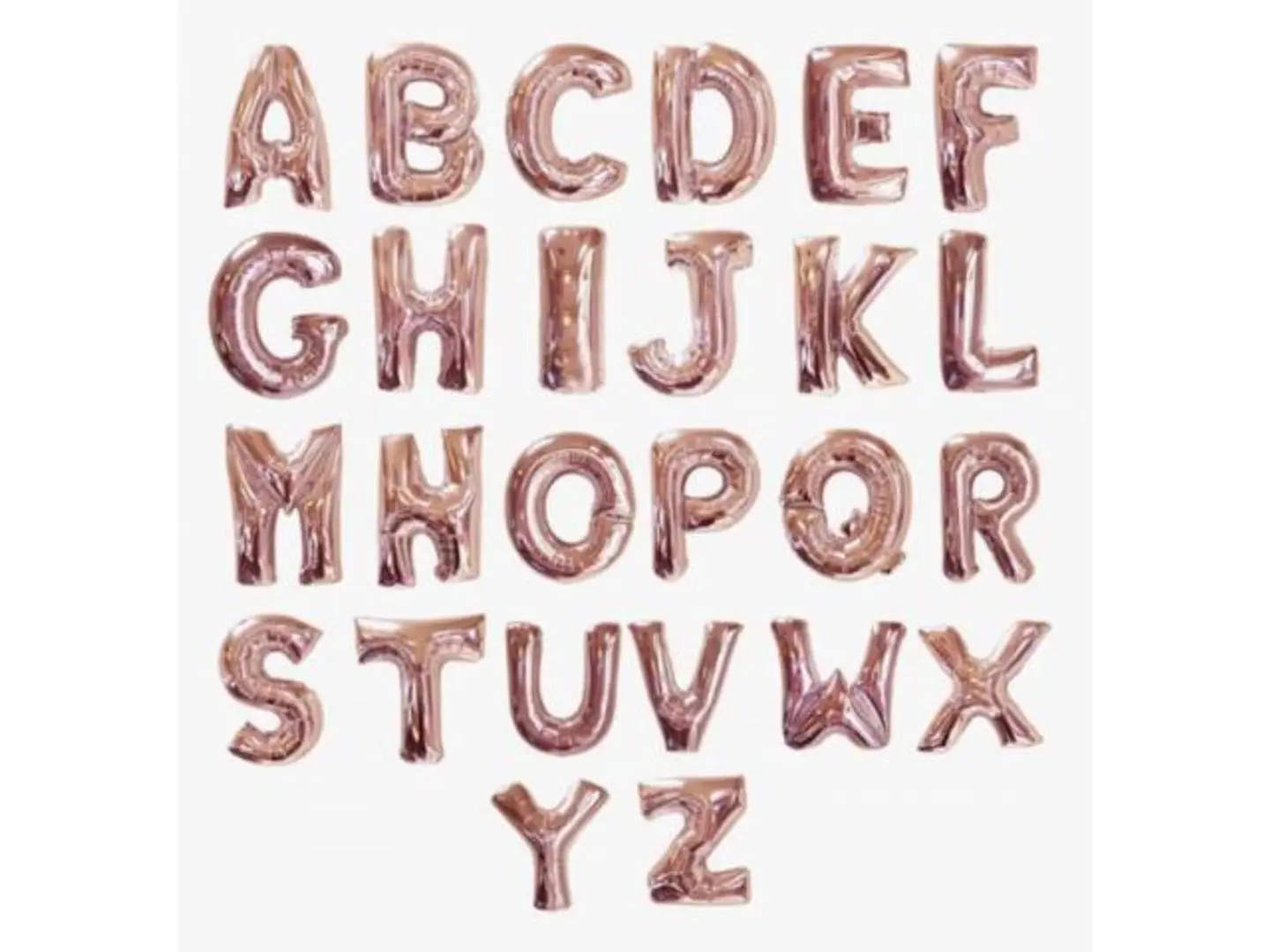 بالونات هليوم حروف