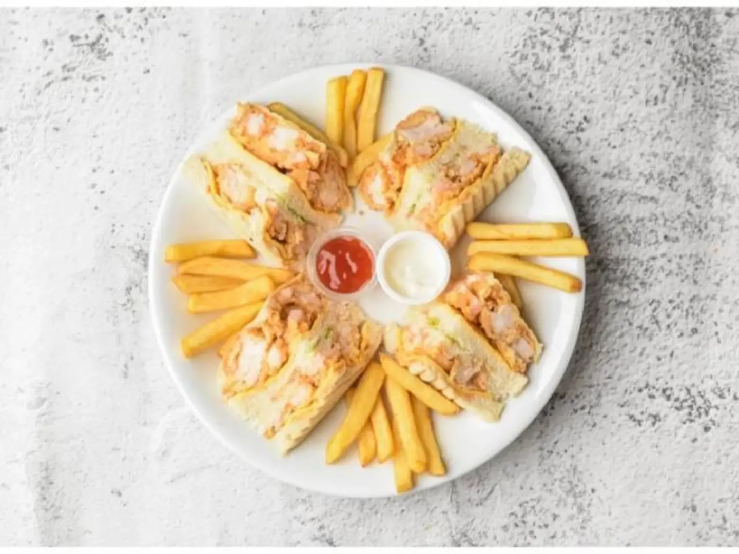 Shrimp Club Sandwich