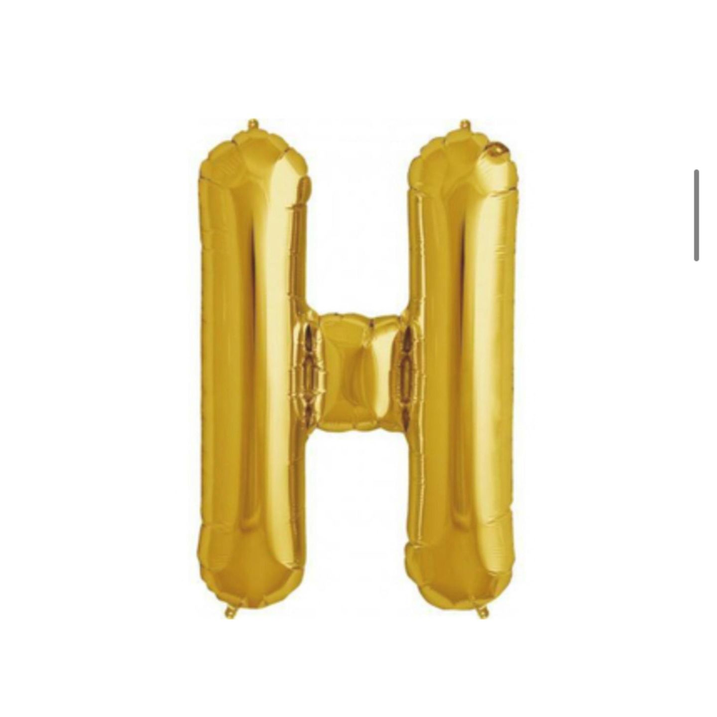 Letter H Gold