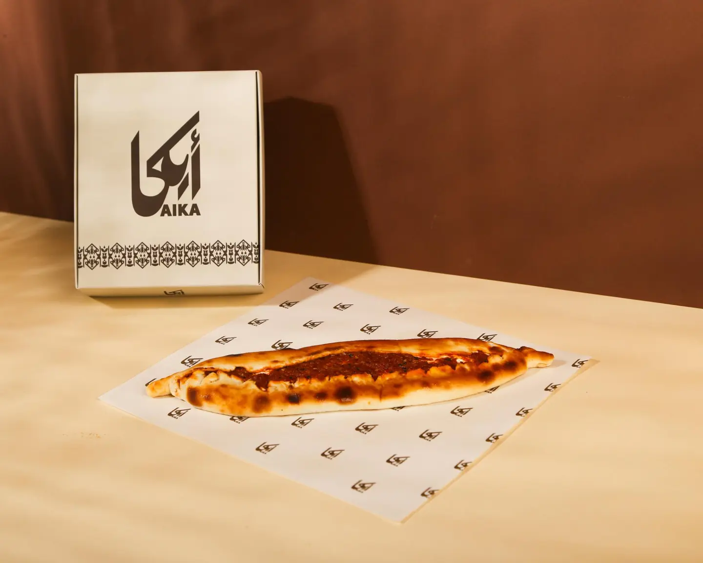 لبنة مع محمرة