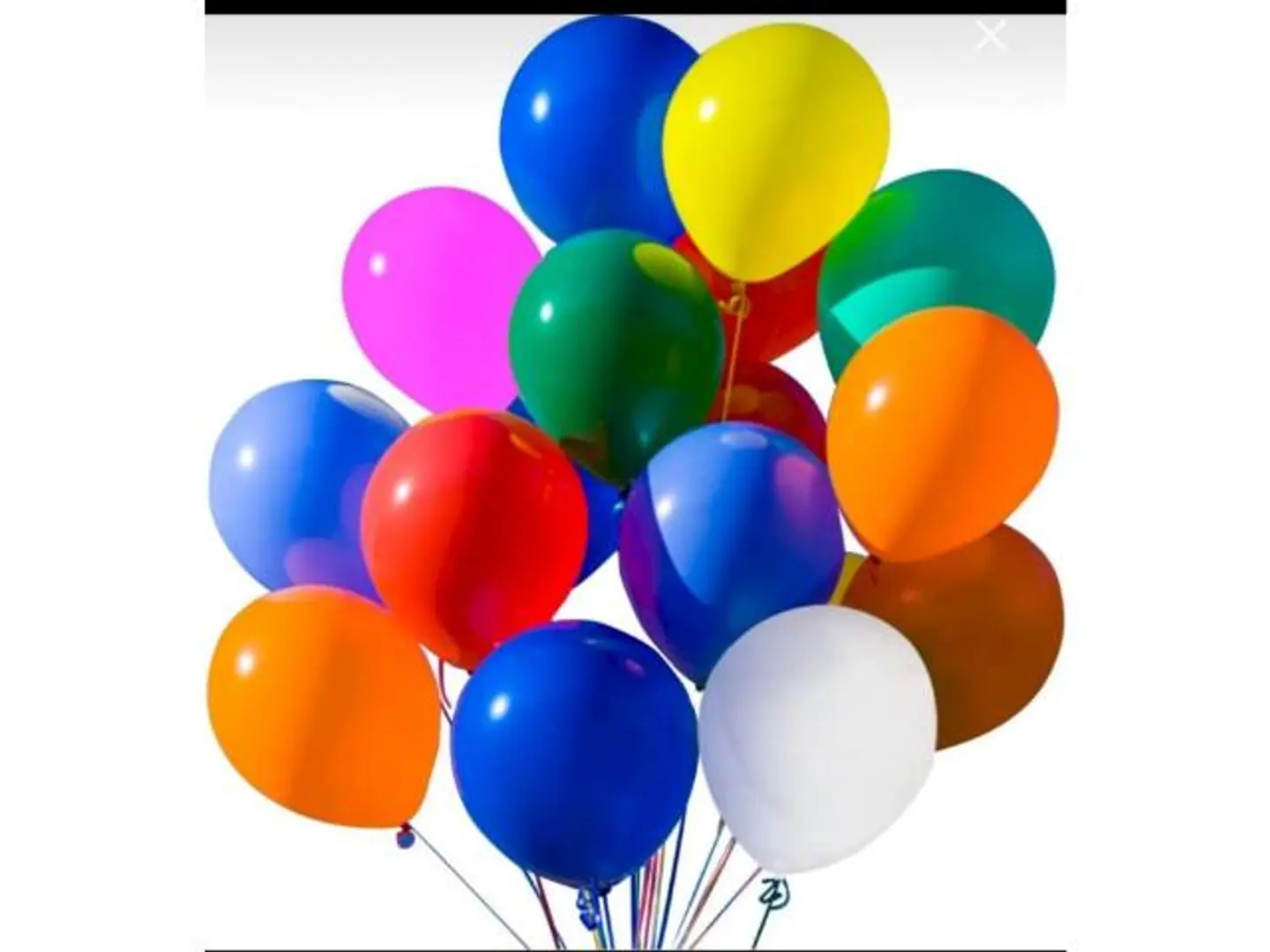 One Helium Balloon Only
