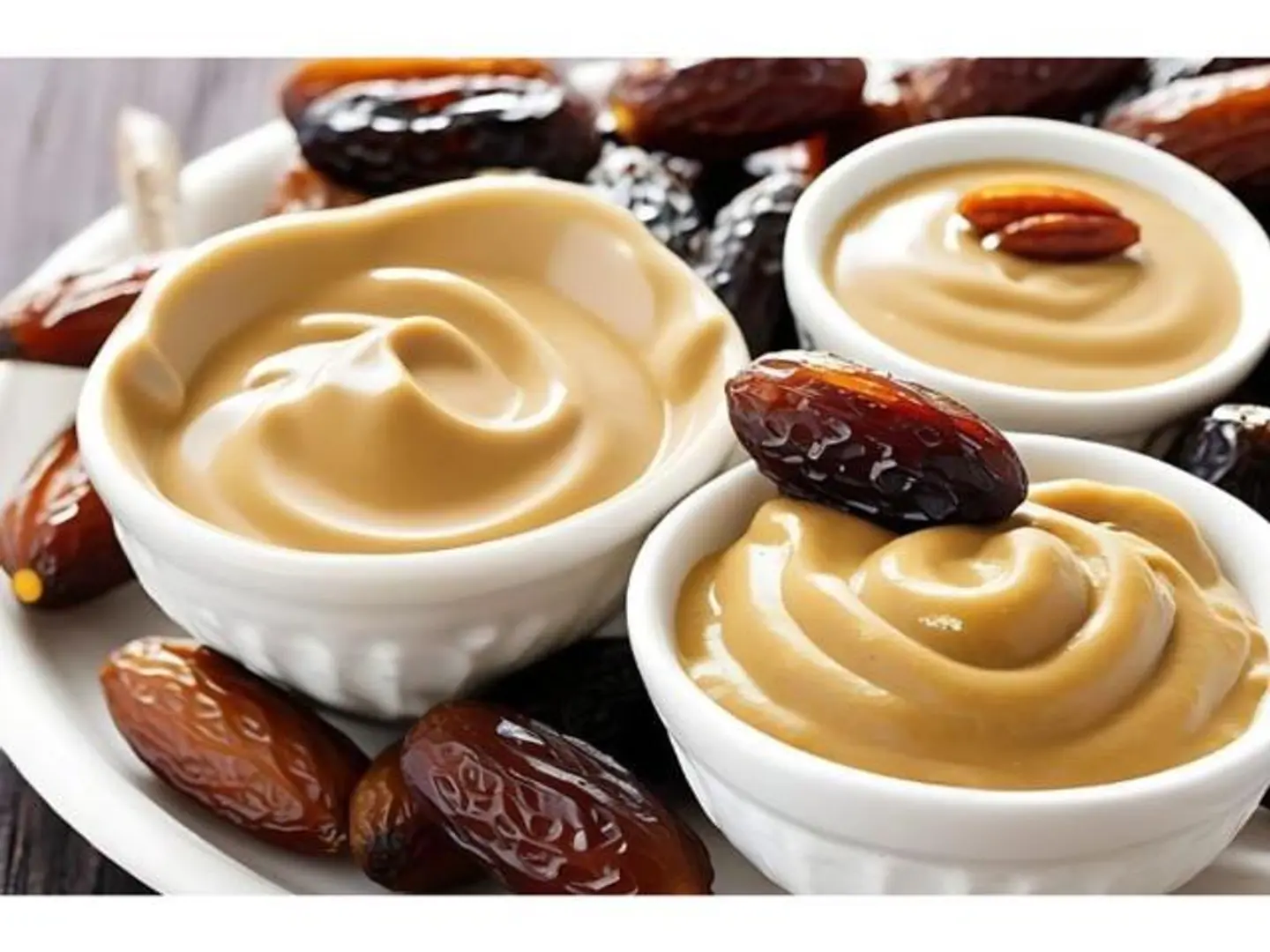 تمر مع الطحينية