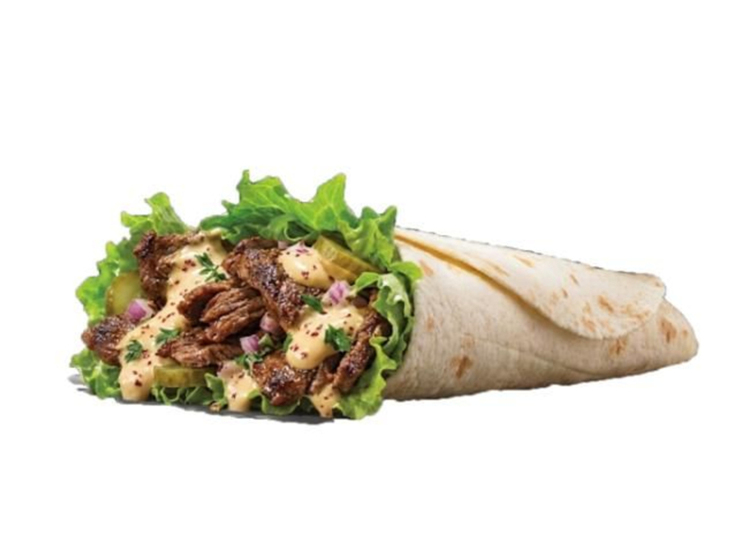 Beef Wrap With Fries