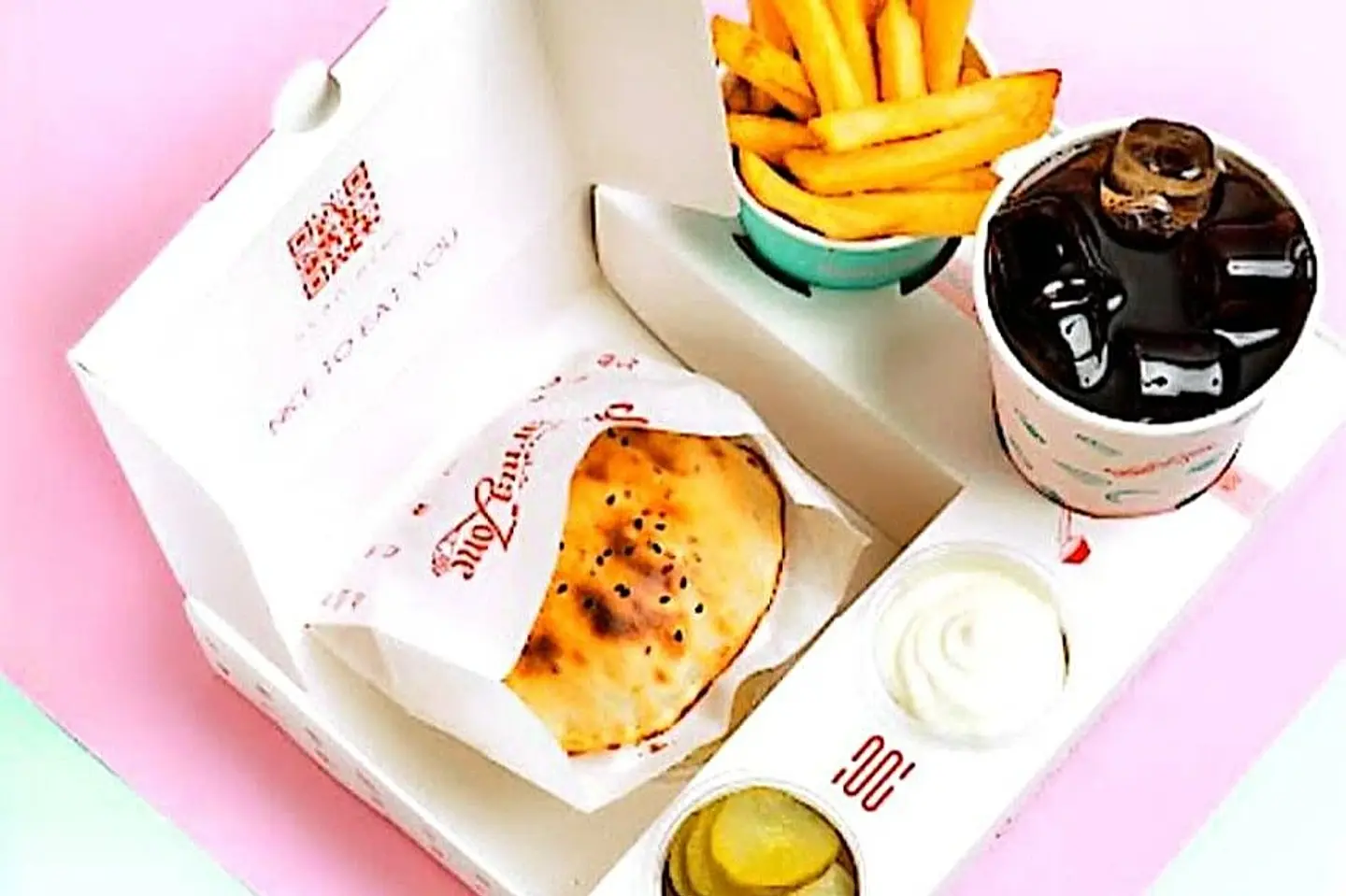 Beef Burger Pie Meal