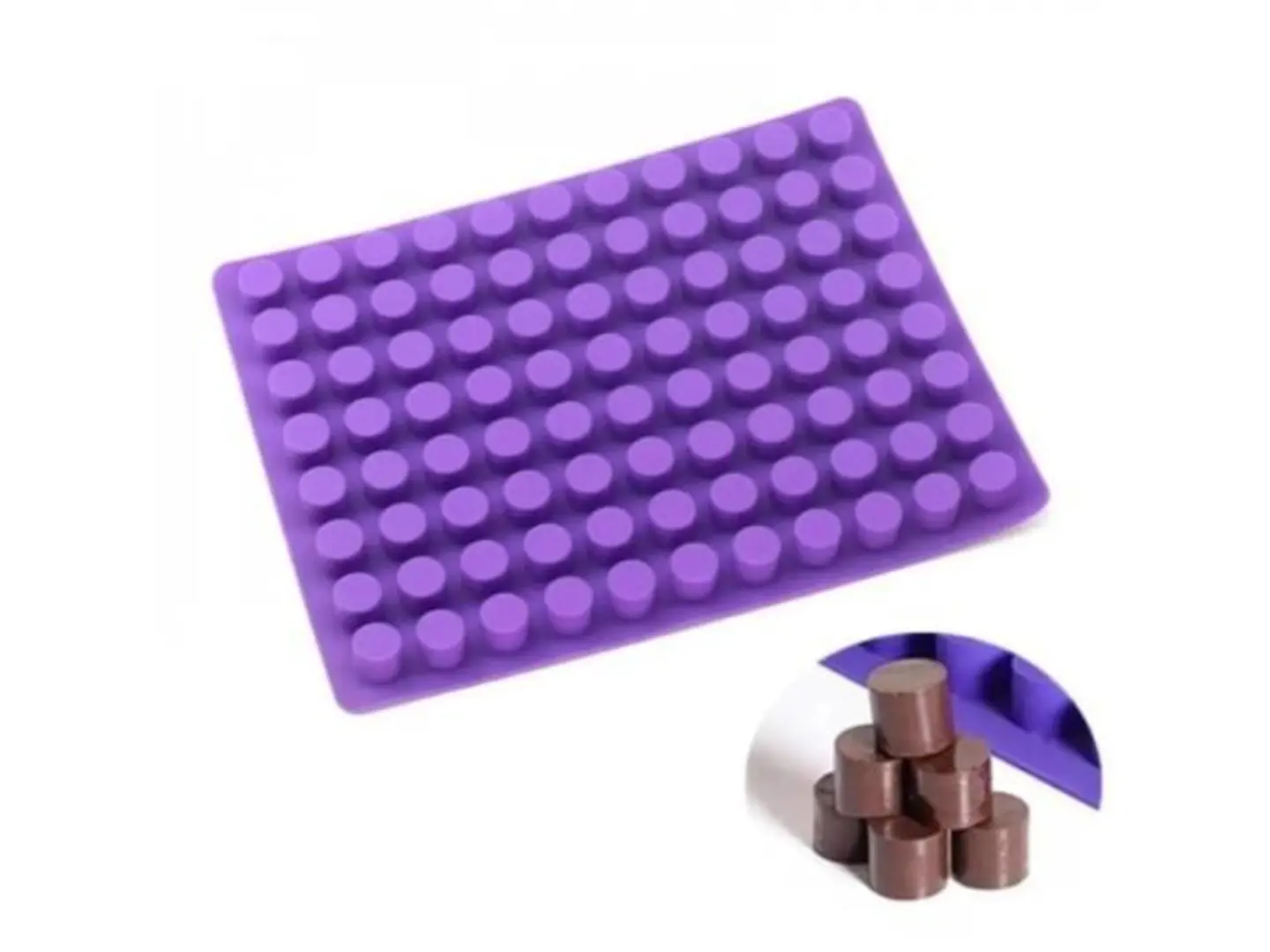 قالب سيليكون كبير 88 بنفسجي