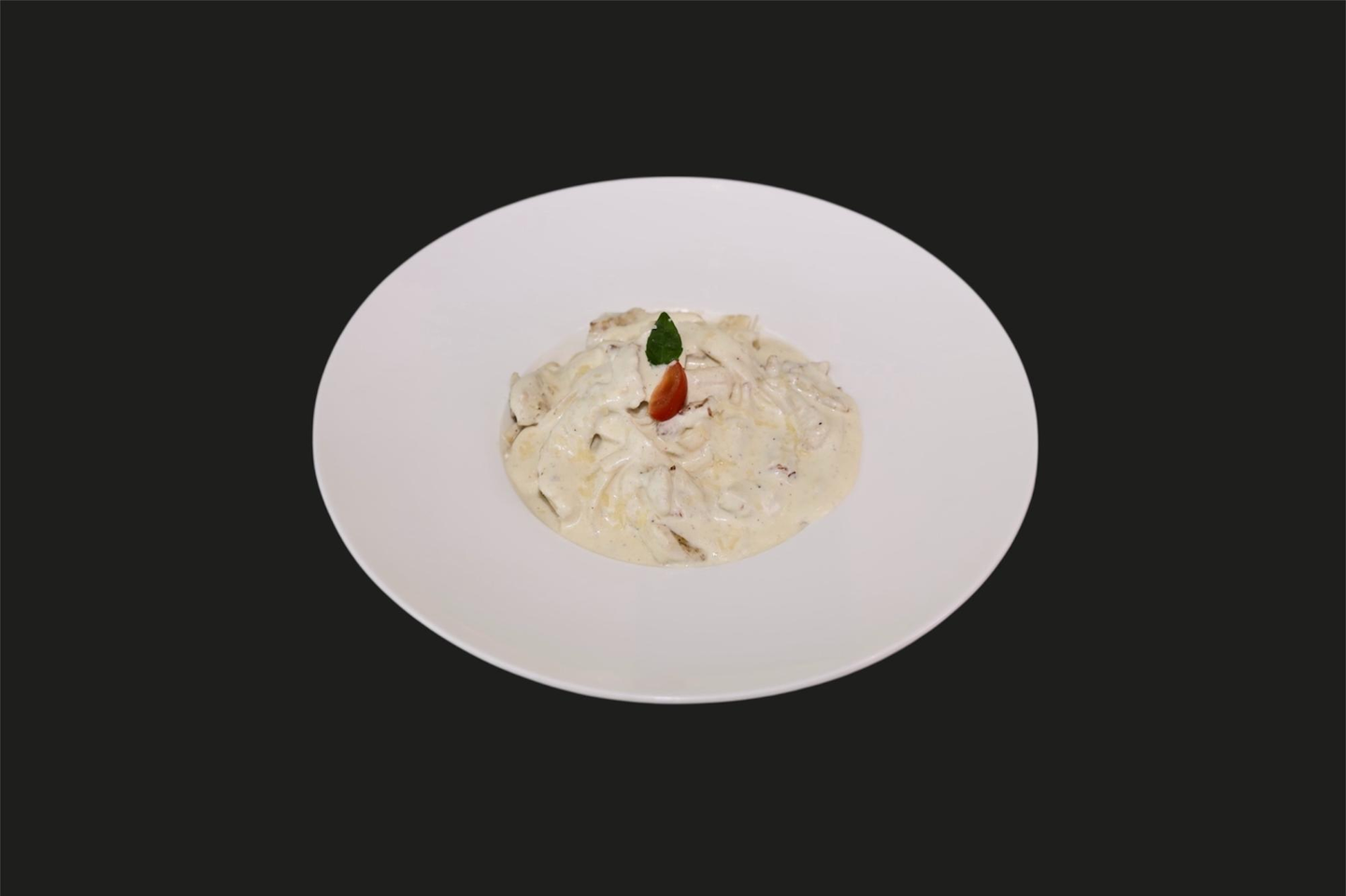 Fettuccine Alfredo With Mushrooms