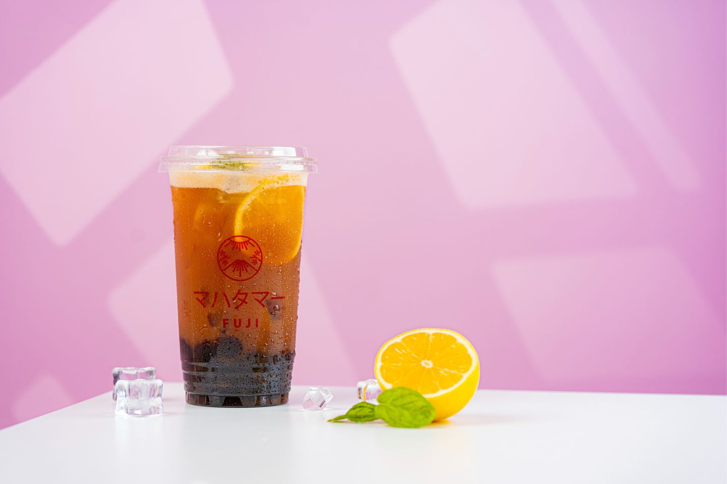 Ice Tea Lemon Boba