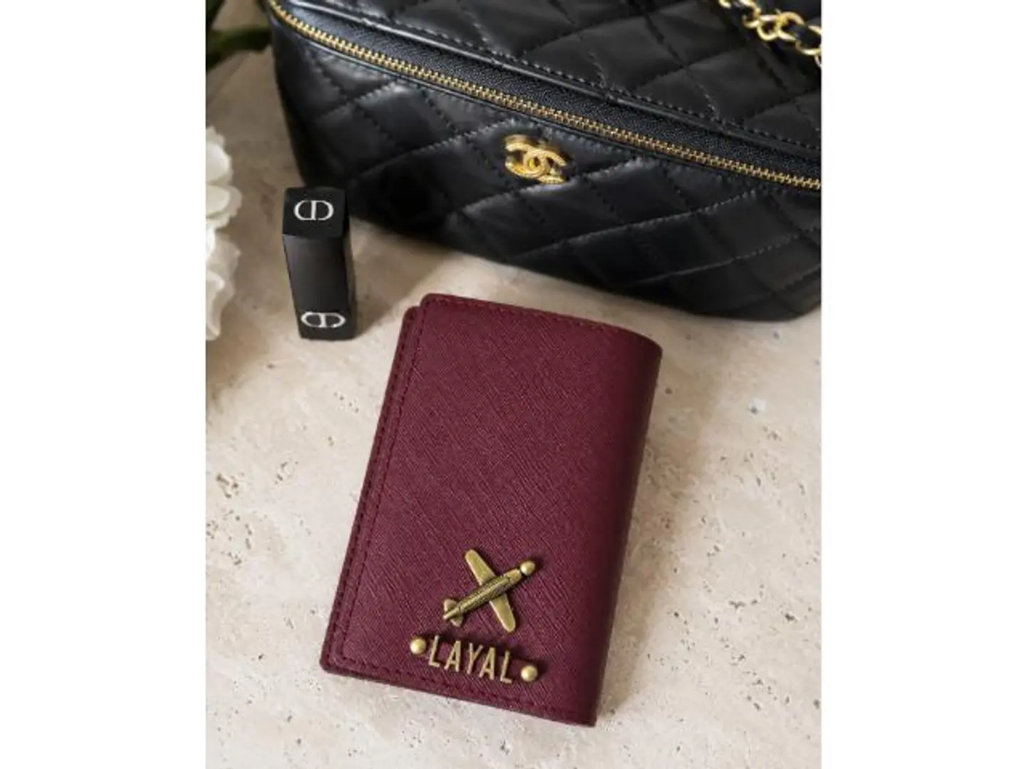 Passport Cover Airplane Name