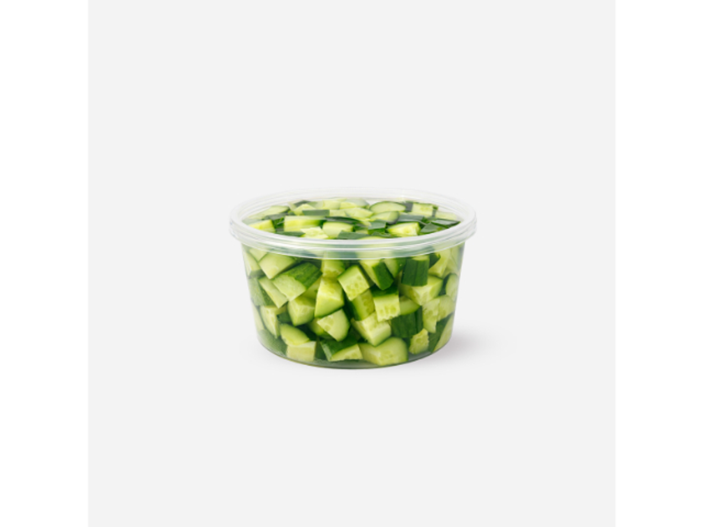 Sliced ​​Cucumbers (Cut Into Cubes)