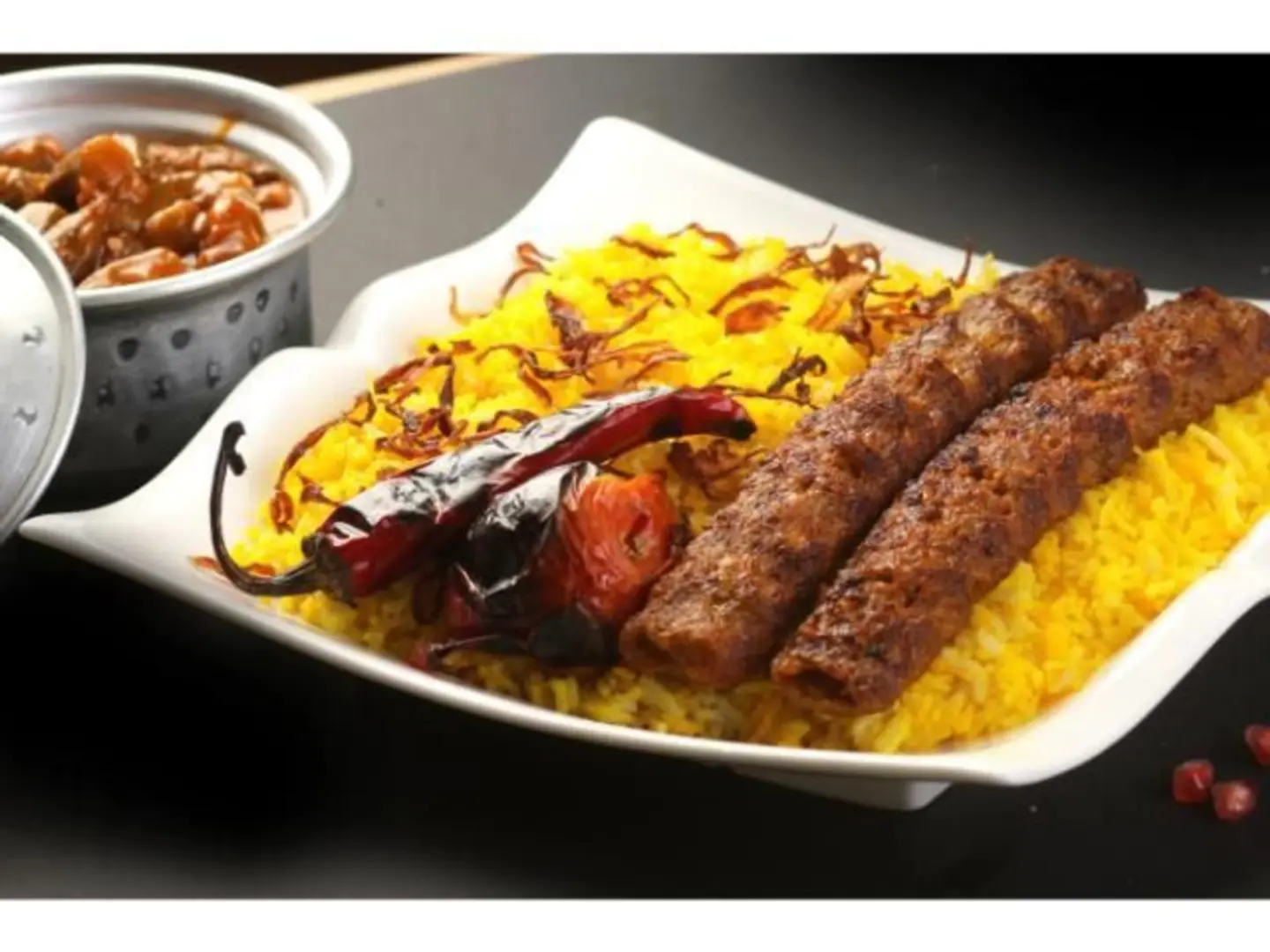 كباب عراقي مع رز زعفران