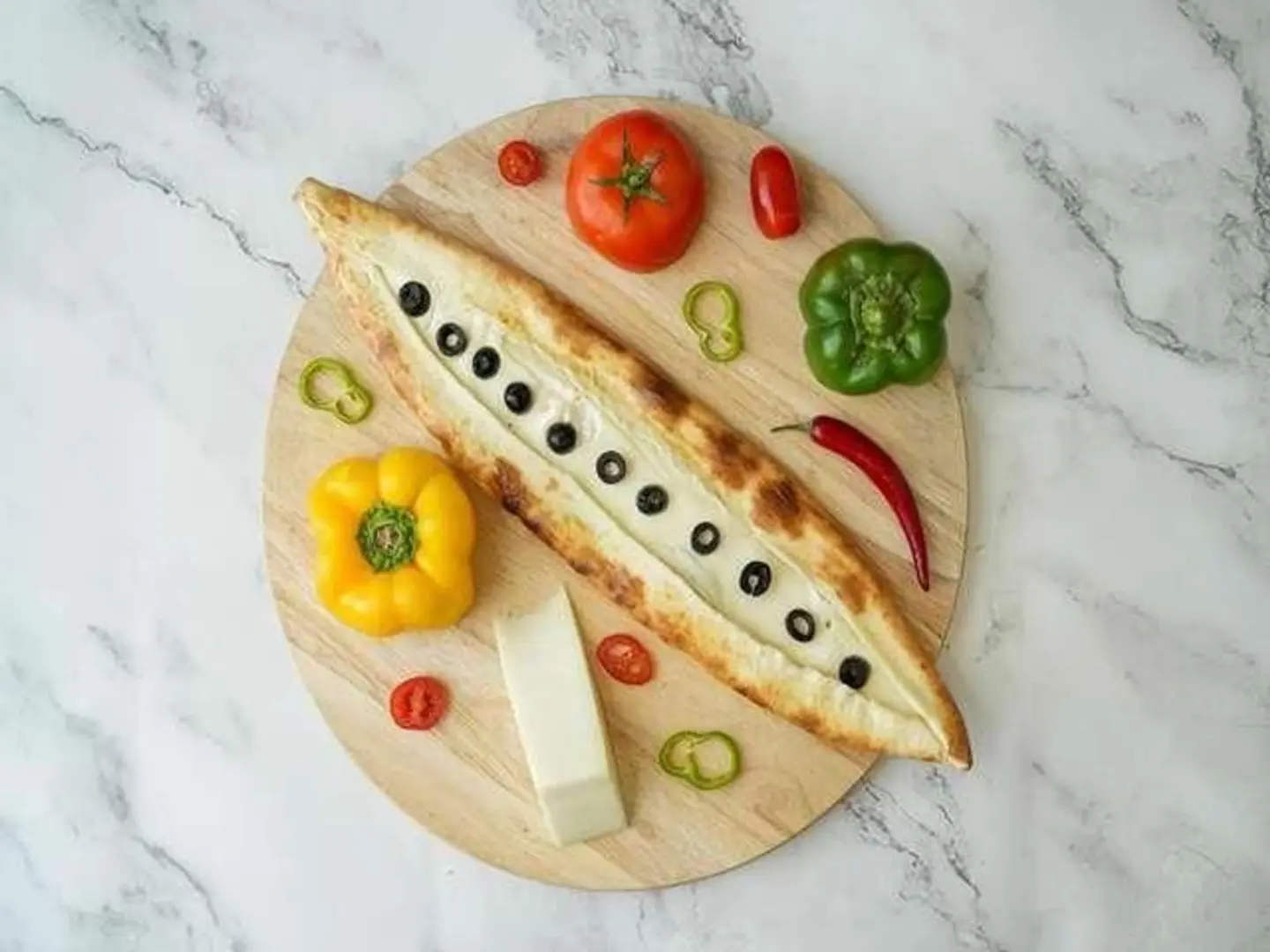 فطيرة لبنة وخضار