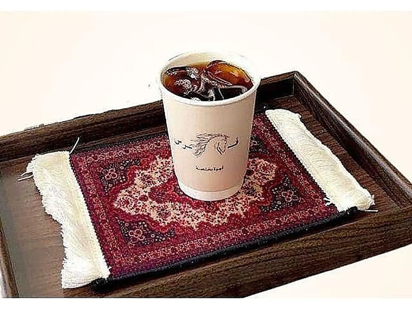 قهوة اليوم باردة