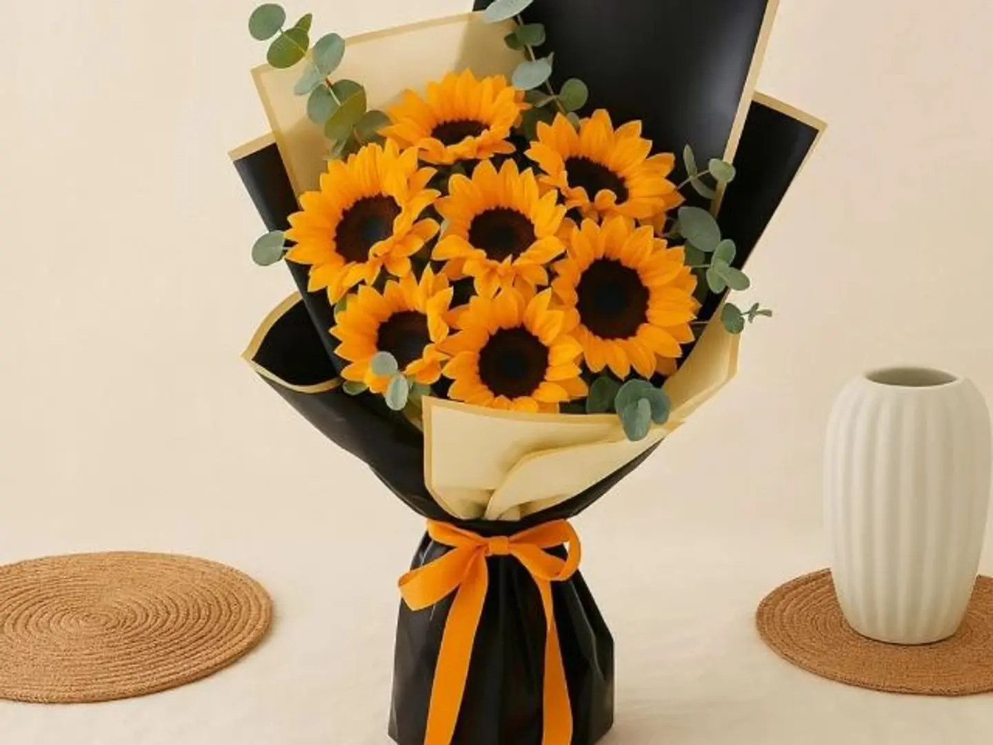 باقة دوار الشمس المشرق