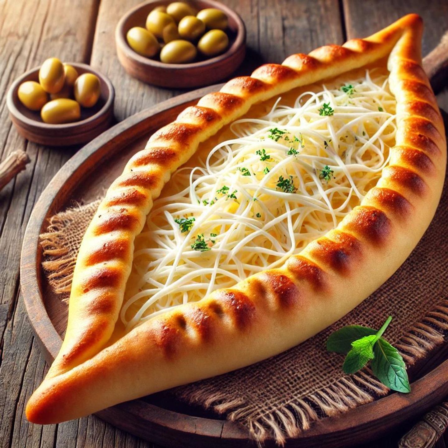 Turkish Akkawi Cheese Manakeesh