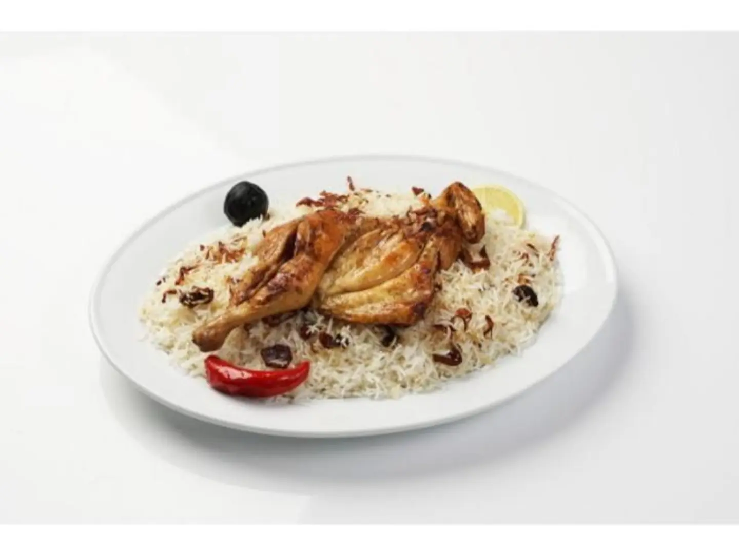 Half Madbi Chicken With Shabi Rice