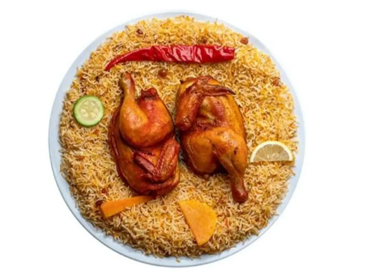 Whole Mandi Chicken With Rice
