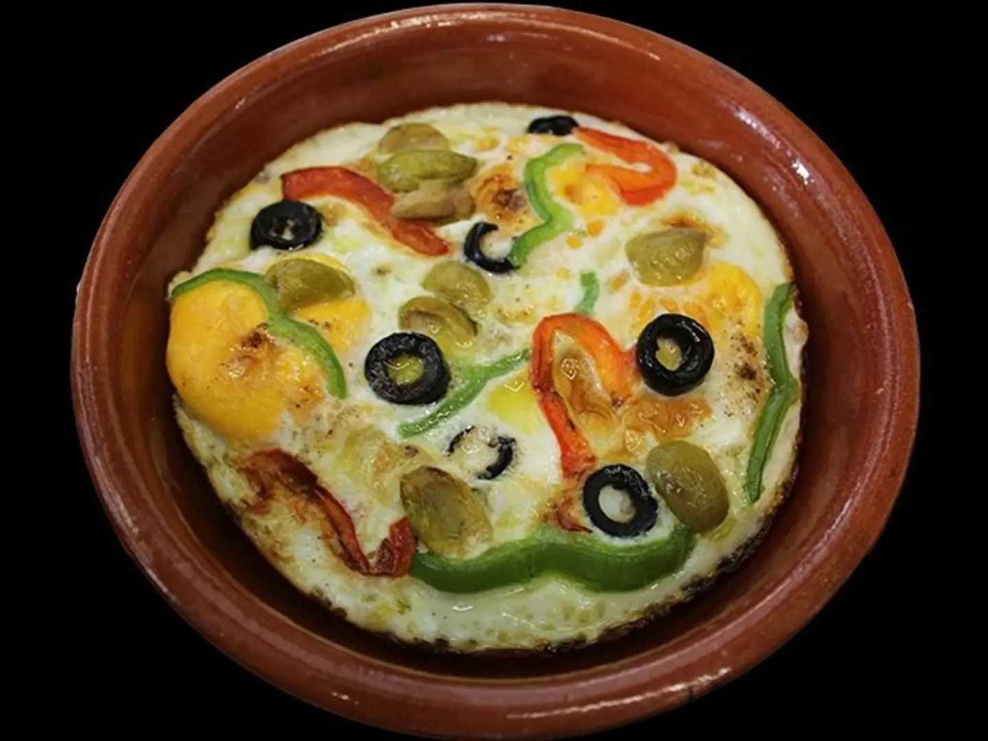 بيض أومليت بالخضار