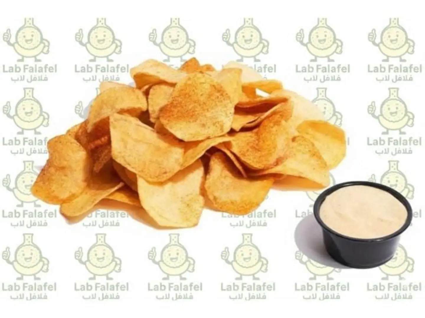 بطاطس مقلية مع صلصة