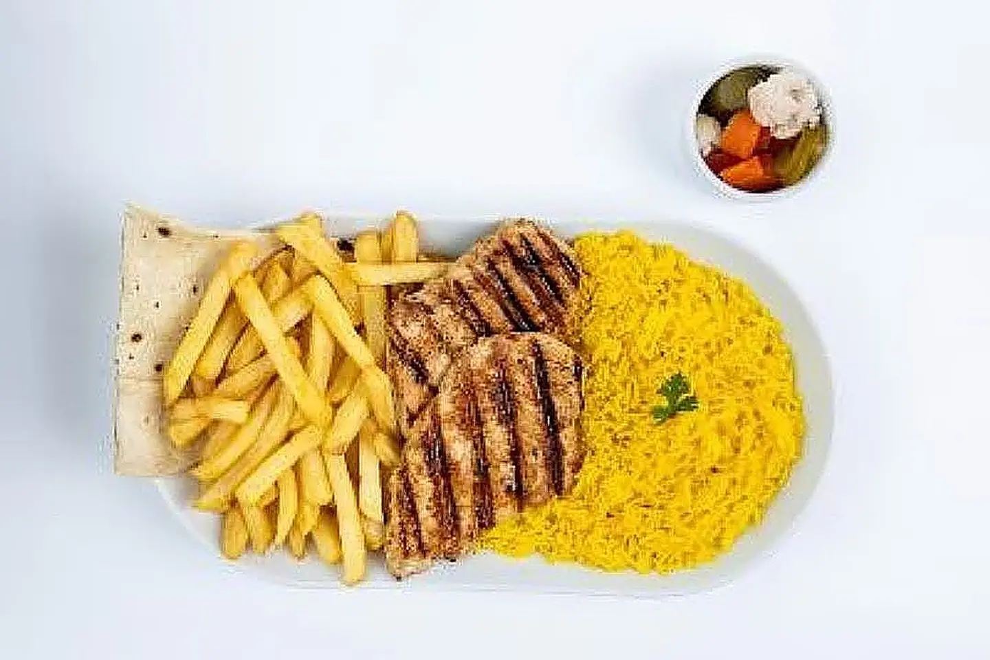 طبق دجاج مشوي ايطالي