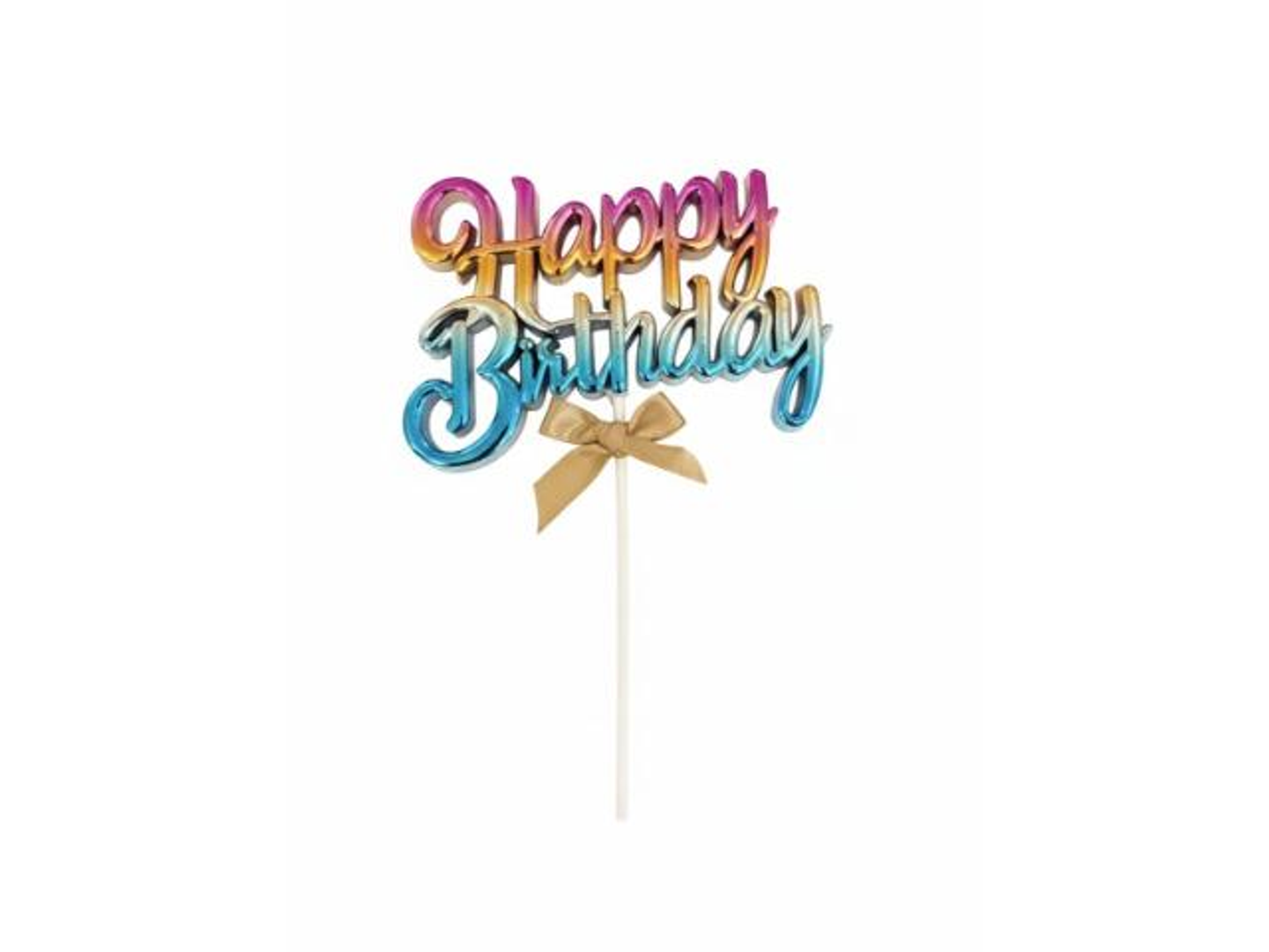 Birthday Cake Topping (Colorful)