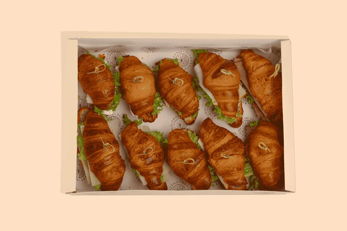 Box Of Citrus Croissants, 10 Pieces