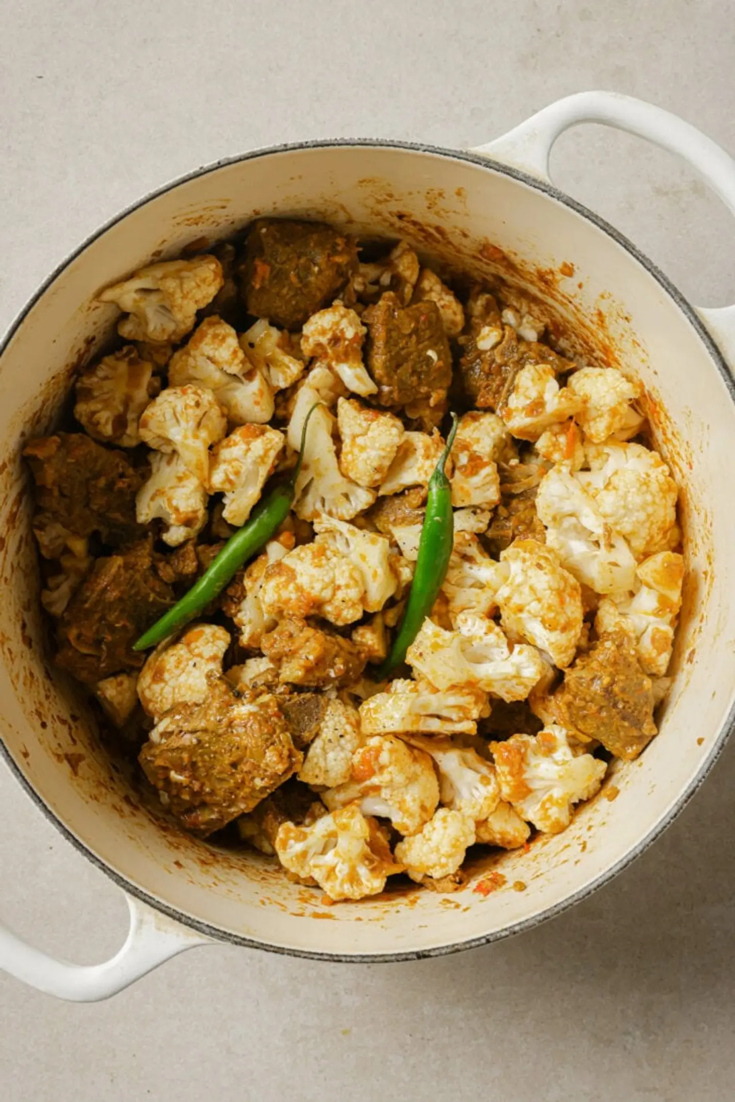 Meat With Cauliflower
