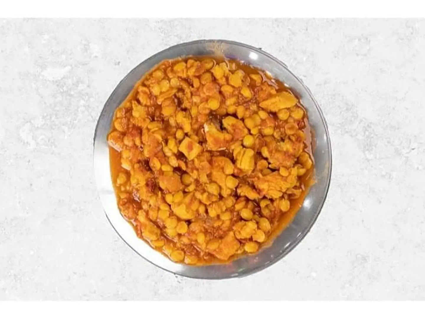 عدس مع تونة
