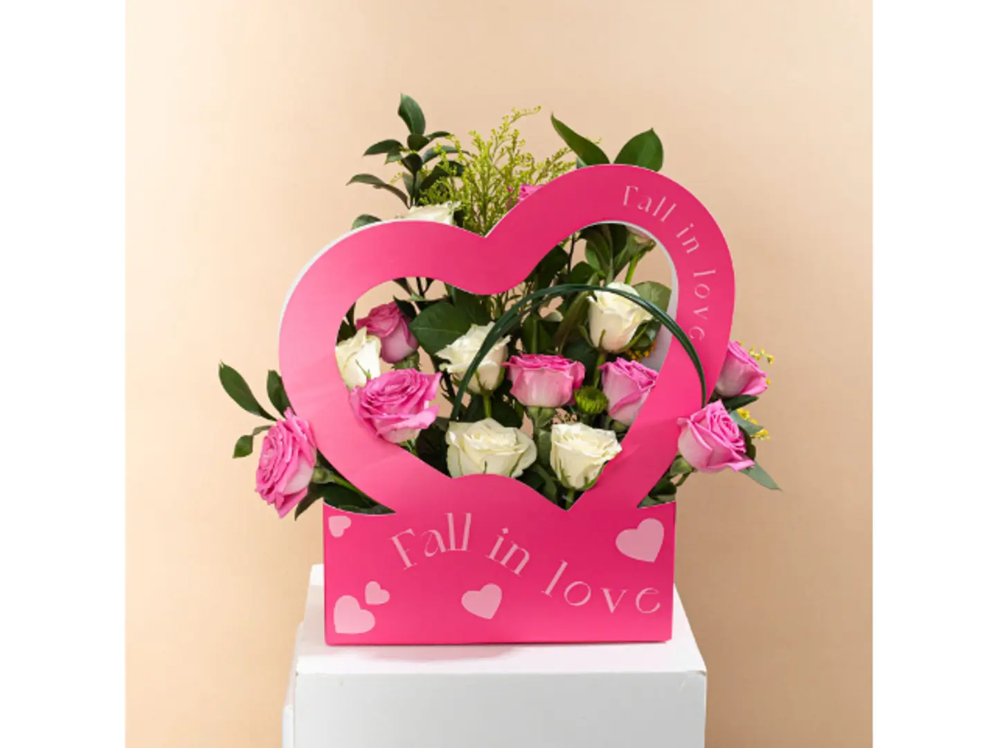 Pink Heart Bouquet
