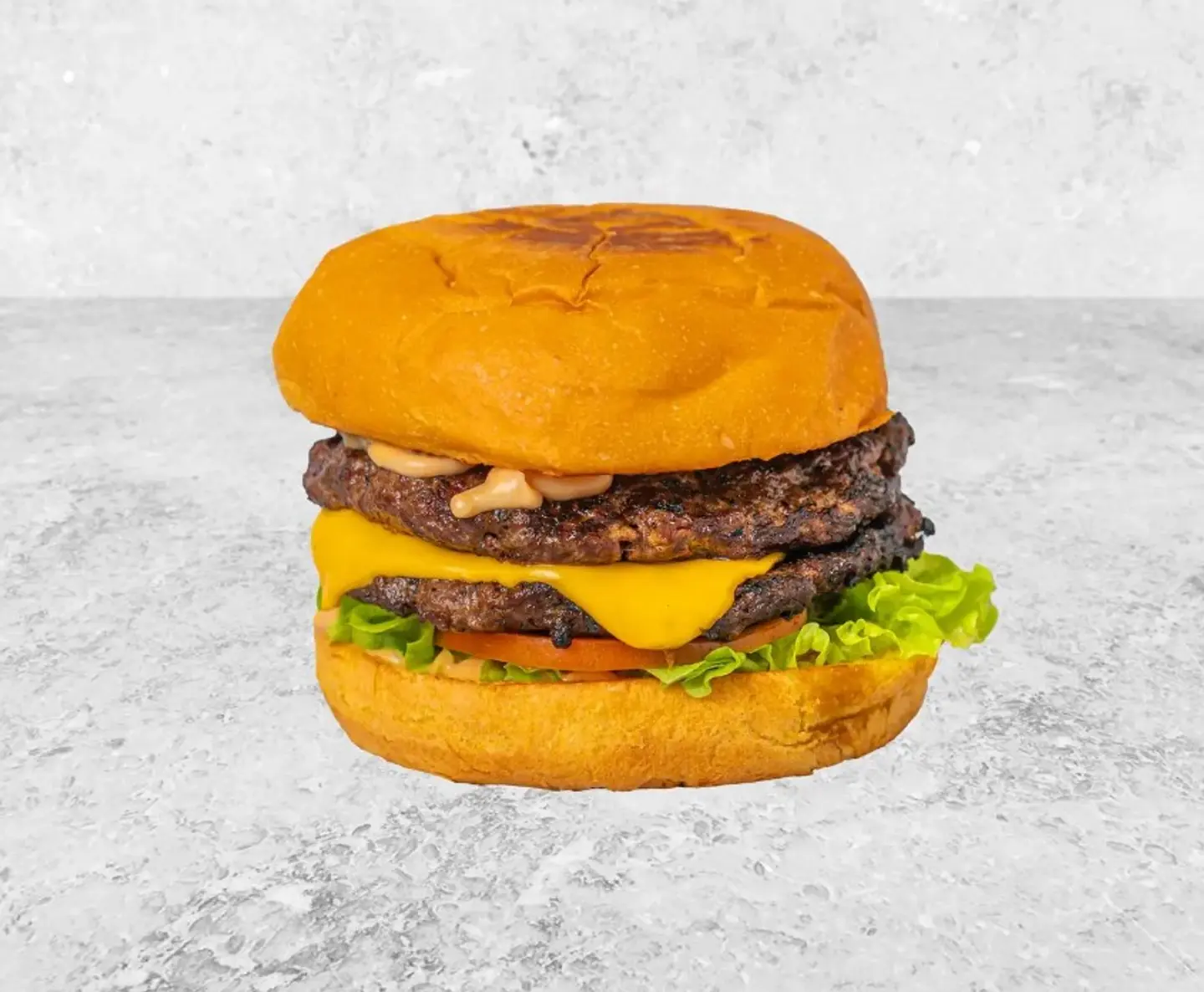 دبل برجر لحم