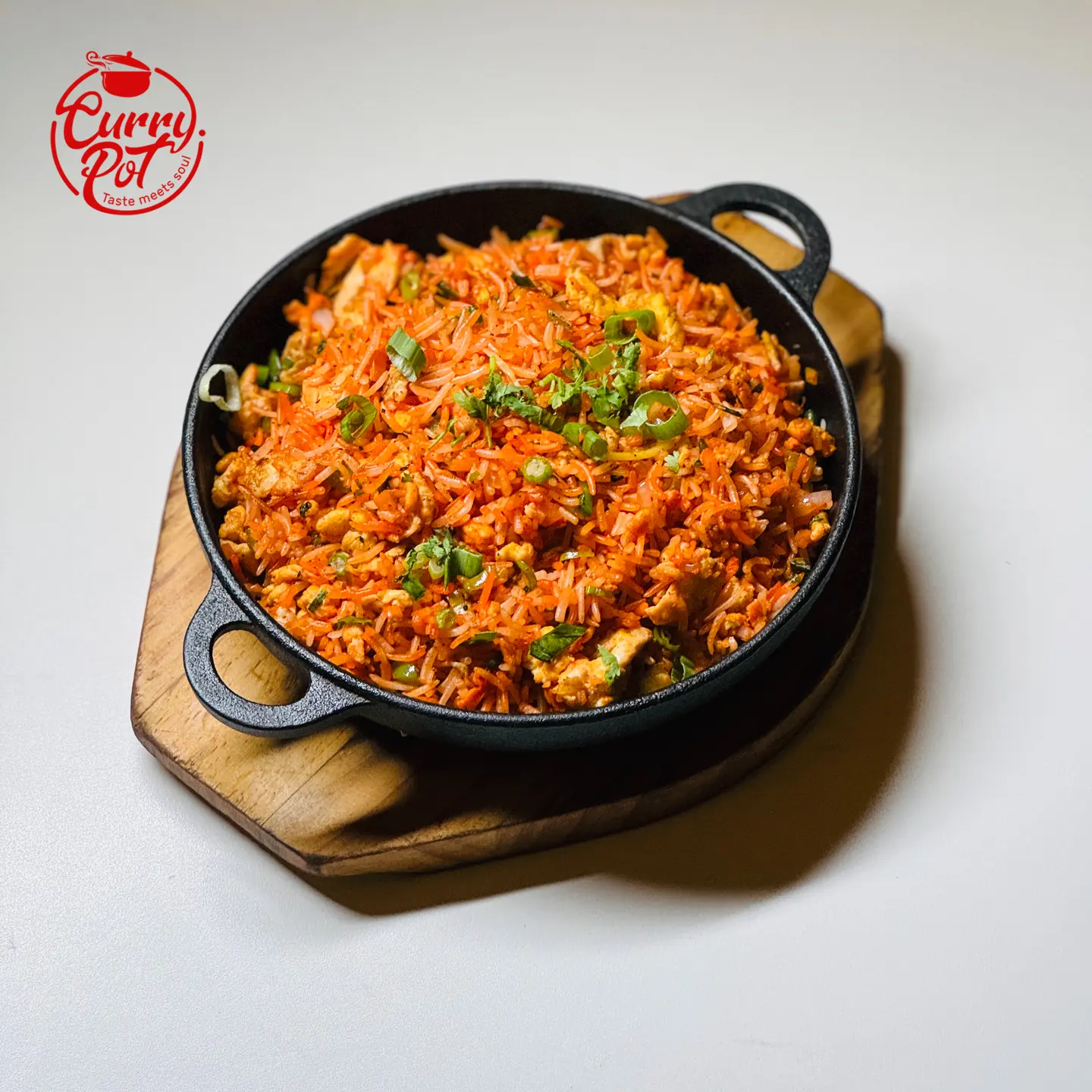 Schezwan Egg Fried Rice