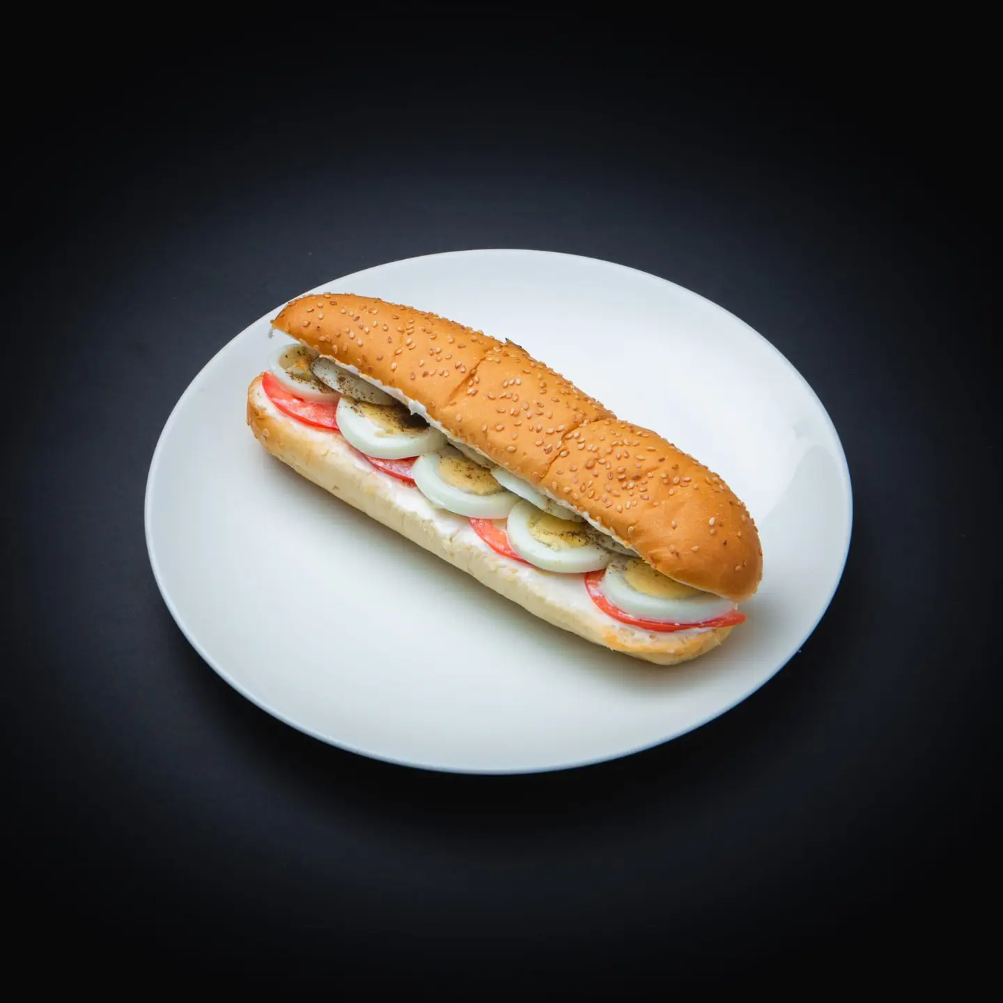 Boiled Egg Sandwich With Cheese
