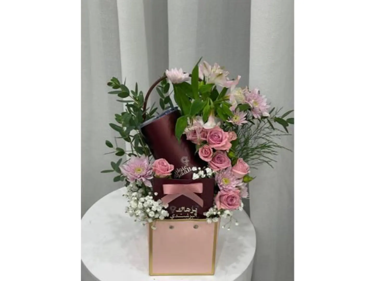 تنسيق كيسه مع ورد