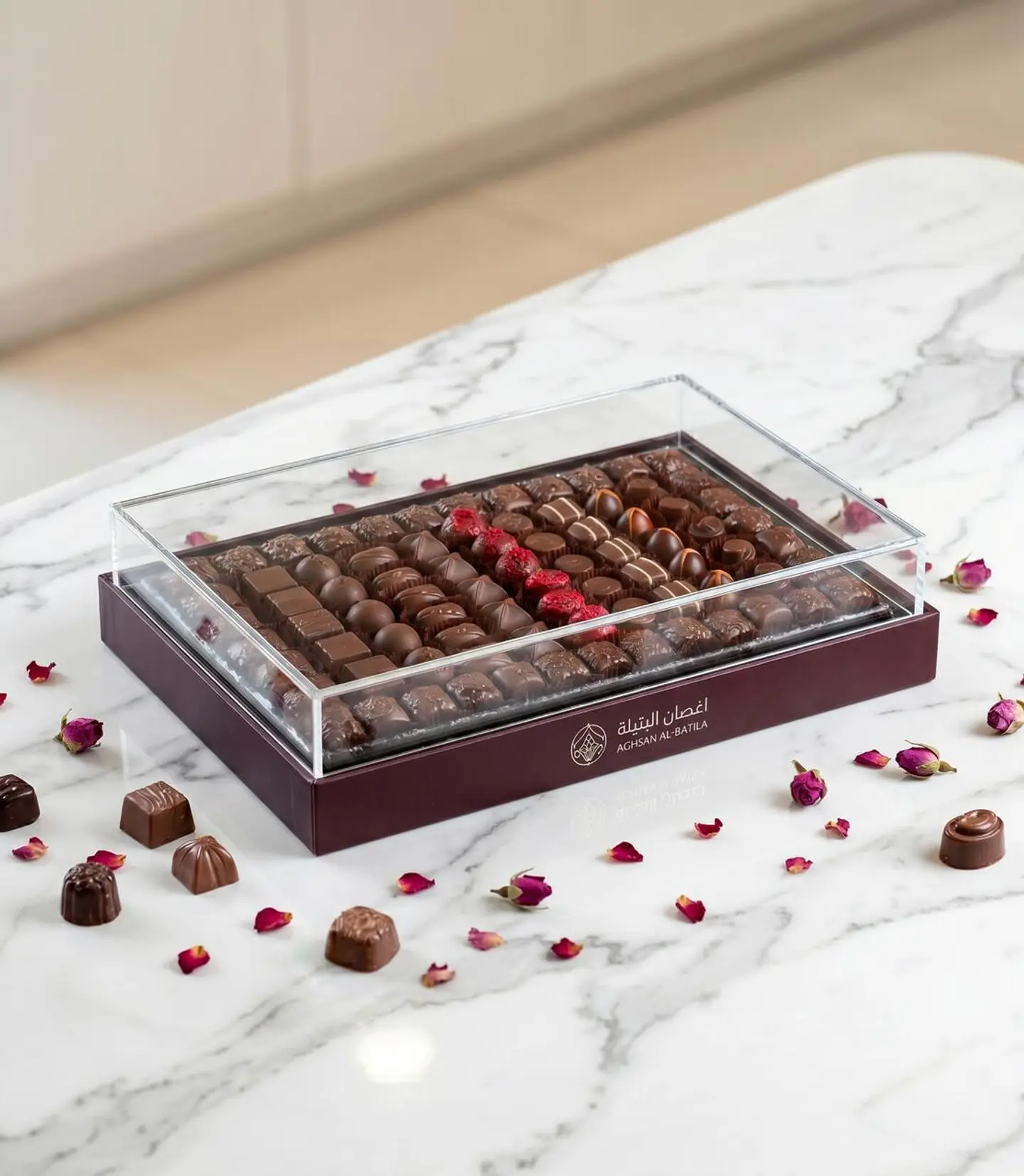 Luxurious Belgian Chocolate Serving Tray