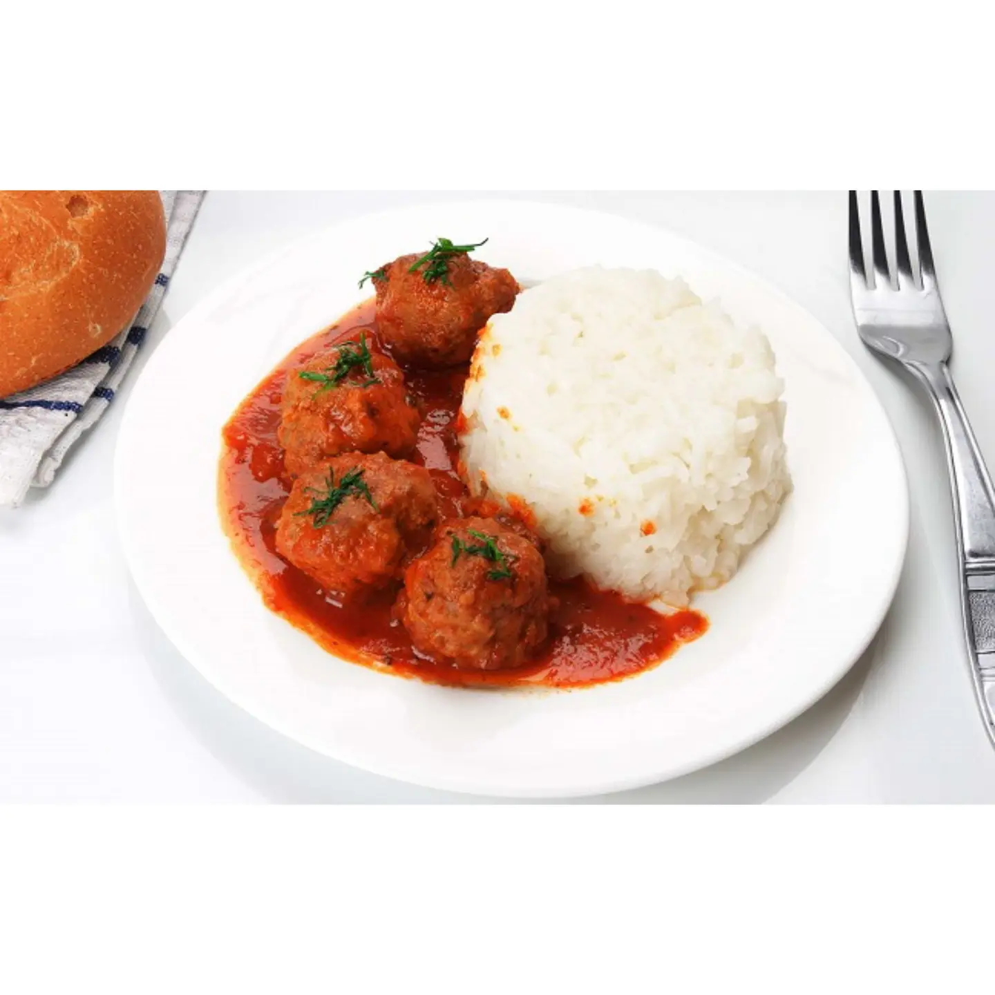 وجبة كفتة أرز