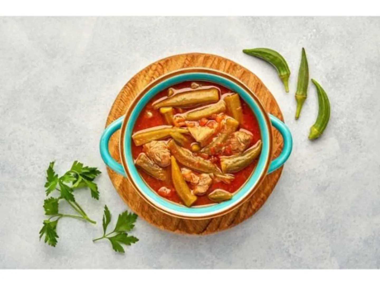 Okra Plate