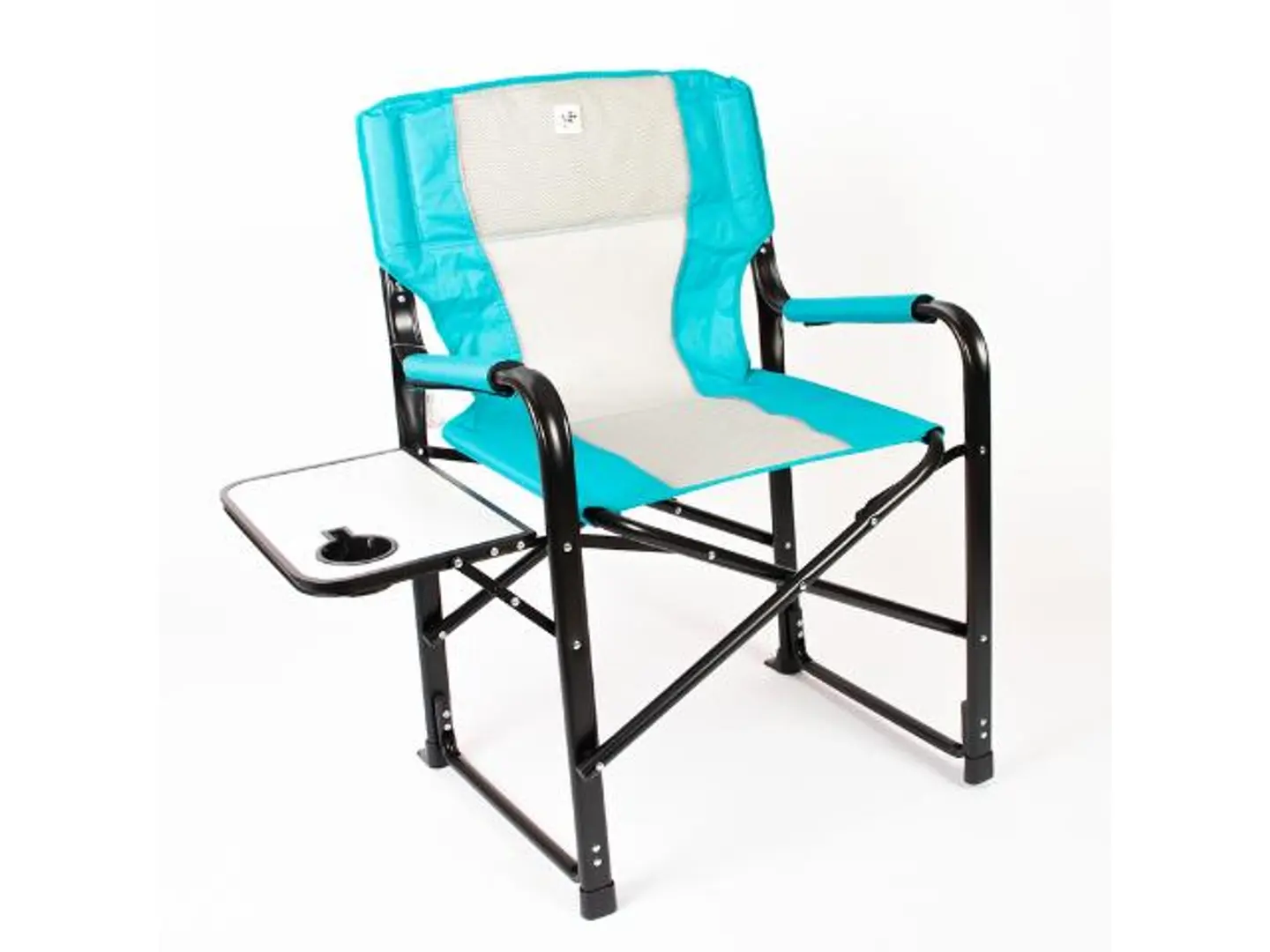 Qamra Deluxe Dirctor Chair With Table Turquoise حبة