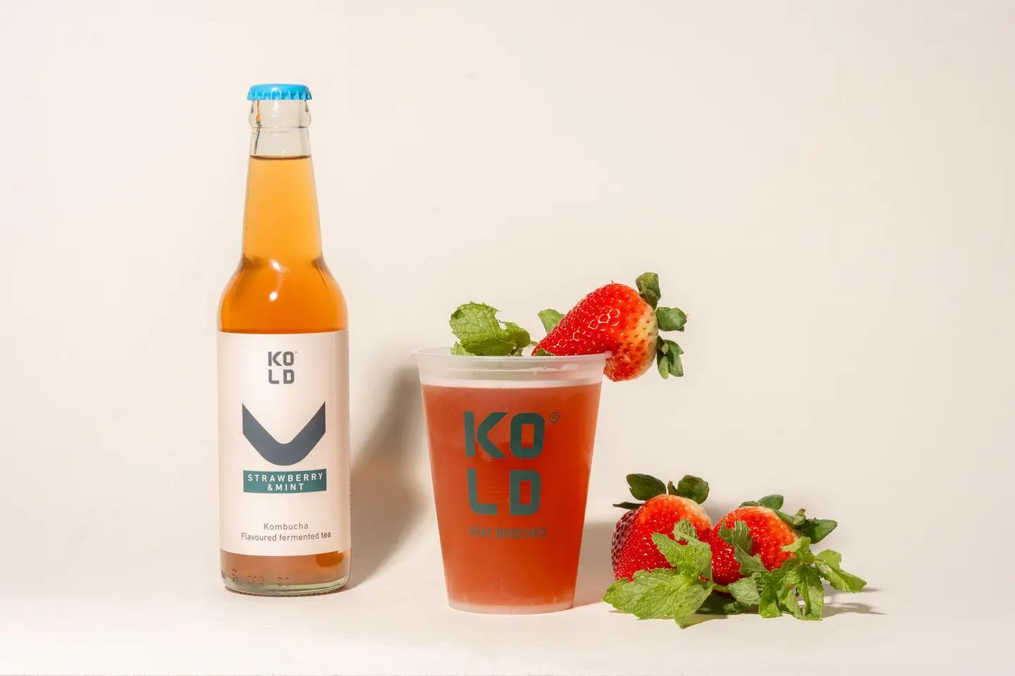 Strawberry Mint Kombucha